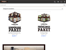 Tablet Screenshot of craftbeer-shop.com